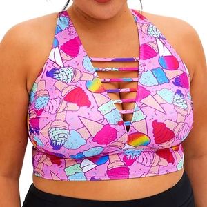 Torrid Ice Cream Bikini Top SZ 3